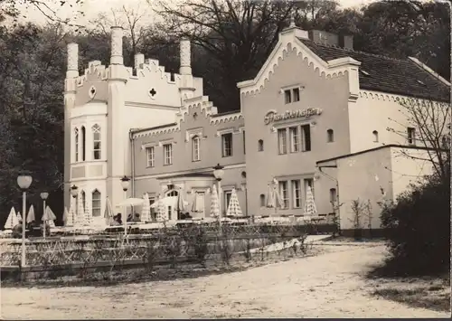 AK Potsdam, Park Babelsberg, terrasses de plage, couru