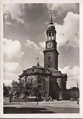 AK Hambourg, St. Michaeliskirche, Der Michel, inachevé