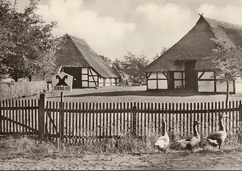 AK Klockenhagen, Musée en plein air, ferme, incurvée