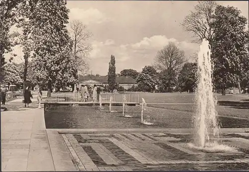 AK Erfurt, Ausstellungsgelände der IGA, Wasserachse, Wasserpflanzen, gelaufen 1973