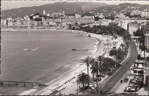 AK Cannes, La Plage, incurvée