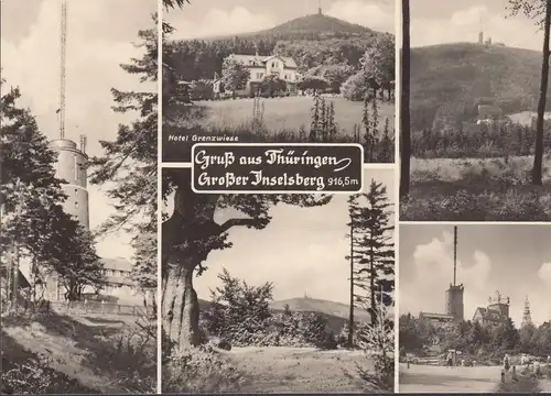 AK Großer Inselsberg, Hotel Grenzwiese, ungelaufen