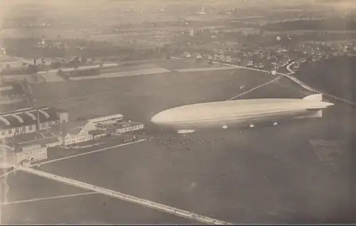 AK Zeppelin LZ 126, ZR 3, Après son atterrissage à Friedrichshafen, Photo-AK, Prof. Maerker, incurable