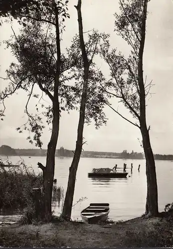 AK Jessern, Idyll am Schwielochsee, Boote, ungelaufen