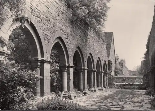 AK Memleben, Benediktinerklosterkirche, Mittelschiff, ungelaufen