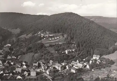 AK Unterweissbach, vue panoramique, vision urbaine, incurvée