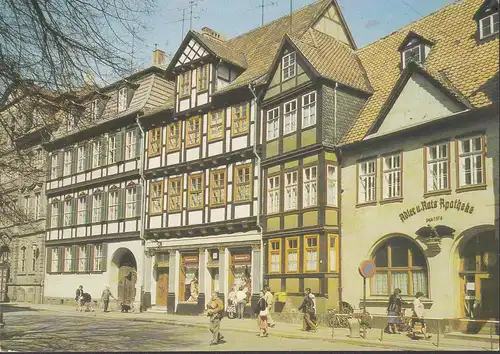 AK Quedlinburg, Kornmarkt, Pharmacie, incurvée