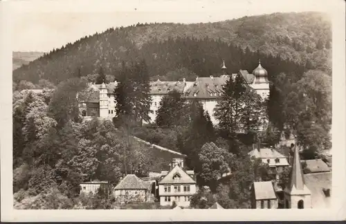 AK Stolberg, Château et église, incurvé