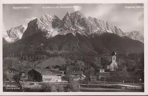 AK Obergrainau, Stadtansicht, Kirche, Heimatbilder, ungelaufen