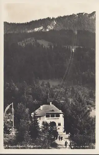 AK Garmisch-Partenkirchen, chemin de croix, station de vallée, photos de la maison, incurable