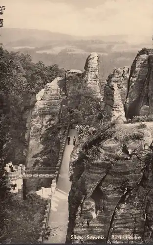 AK Lohmen, Basteibrücke, ungelaufen