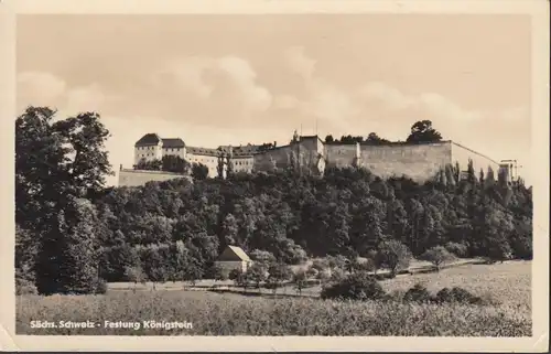 AK Königstein, Festung, ungelaufen