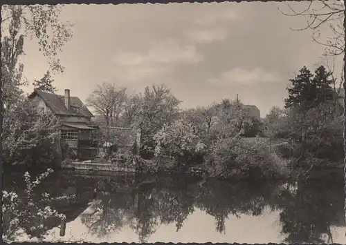 AK Hainichen, maison au bord de l'eau, incurvée