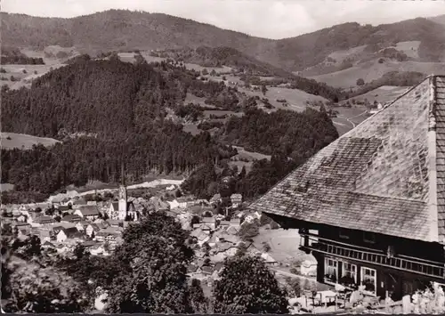 AK Schönau, vue de la cabane Michelr, Vue de ville, église, couru en 1968
