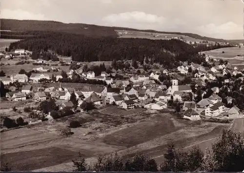 AK Lenzkirch, Stadtansicht, Kirche, gelaufen 1968