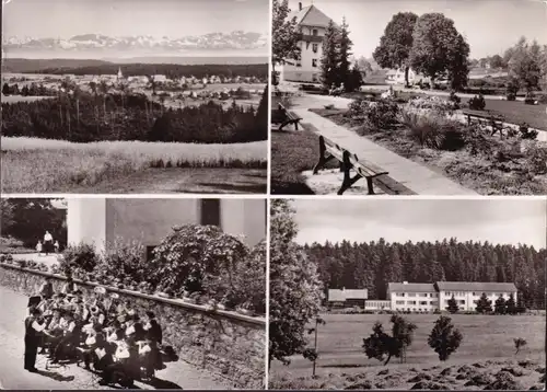 AK Birkendorf, Musikkapelle, Häuseransichten, Park, gelaufen 1968