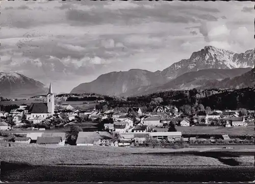 AK Teisendorf, vue de la ville, église, couru en 1963