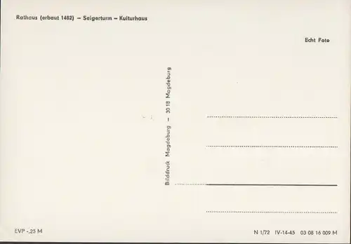 AK StolbergRathaus, Seigerturm, Kulturhaus, Reisebusse, ungelaufen