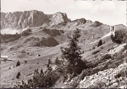 AK Reutte, Reuttener Bergbahn am Hahnenkamm mit Gaichtspitze, ungelaufen