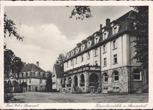 AK Bad Orb, Küppelsmühle und Annenhof, gelaufen 1963