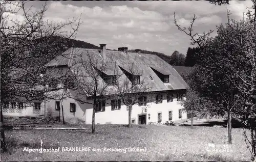 AK Semriach, Alpengasthof Brandlhof am Rechberg, ungelaufen