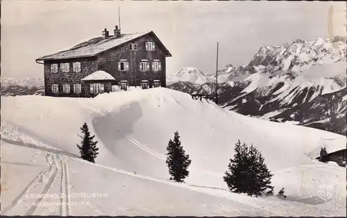 AK Schladming, Krummholz Hütte, gelaufen 1961