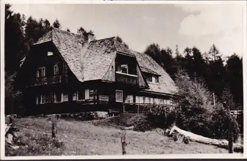 AK Obdach, Almgasthof und Pension Judenburger Hütte, gelaufen