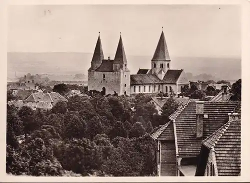 AK Königslutter, Stiftskirche, Stadtansicht, ungelaufen