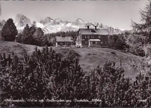 AK Gröbming, Brünnerhütte, Stoderzinken, Dachstein, ungelaufen