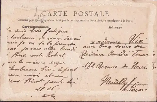 CPA Meaux, Le Marché, postal envoié