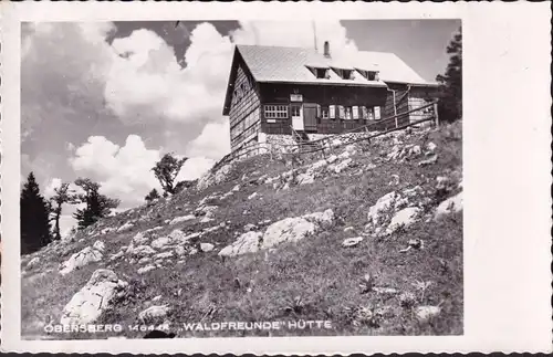 AK Schwarzau, Obersberg, Waldfreunde Hütte, gelaufen 195?