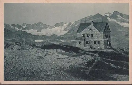 AK Mallnitz, Hagener Hütte am Mallnitzer Tauern, ungelaufen-datiert 1922