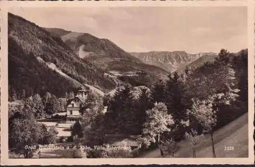 AK Hollenstein an der Ybbs, Villa Oberbruck, gelaufen 193?