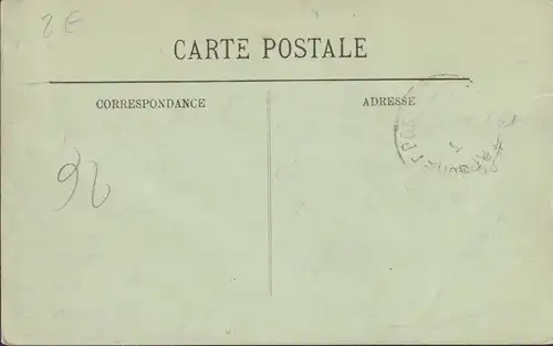 CPA Meaux, Crue de la Marne 1910, Rue Gambetta, postal envoié