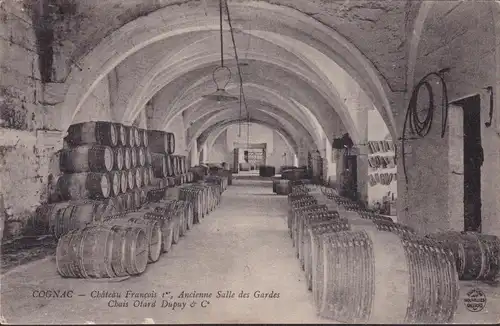 CPA Cognac, Ancienne Salle des Gardes, Château Francois, postal envoié 1912