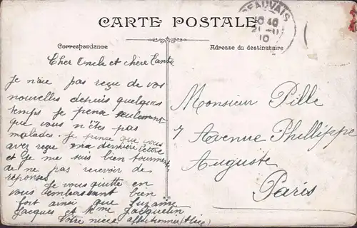 CPA Paris, Magasins du Printemps, Rayon des Soieries, gelaufen 1910