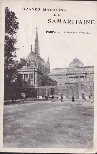 CPA Paris, La sainte Chapelle, Grands Magasins de la Samaritaine, ungelaufen