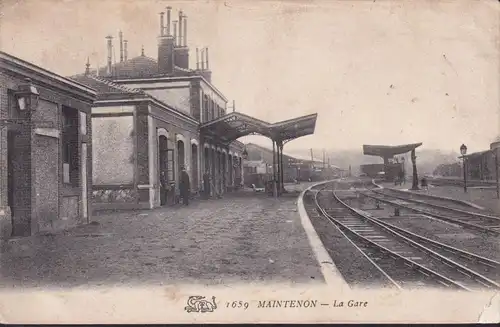 CPA Maintenon, La Gare, ungelaufen