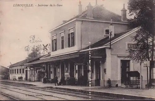 CPA Lérouville, Intérieur de la Gare, ungelaufen