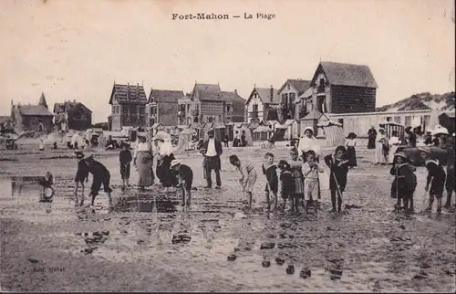 CPA Fort Mahon, La Plage, ungelaufen