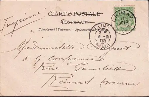 CPA Couvin, Couvin Les Travaux du Tram à l' Etang de Pernelle, gelaufen 1903