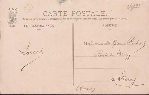 CPA Bondy, Rue Saint Denis, gelaufen 1907