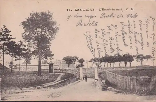 CPA Les Lilas, L' Entrée du Fort, ungelaufen