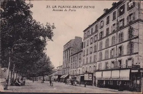 CPA La Plaine Saint Denis, Avenue de Paris, Manque d'impression - Parie, ungelaufen