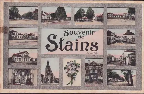 CPA Souvenir de Stains, ungelaufen