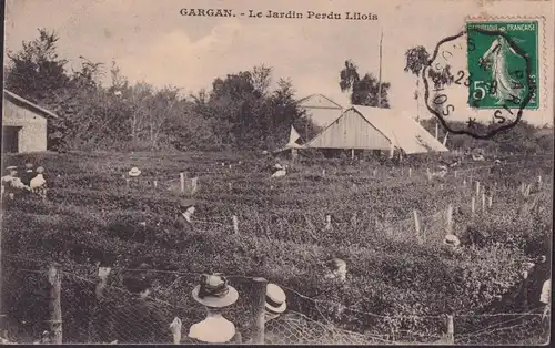 CPA Gargan, Le Jardin Perdu Lillois, gelaufen 1912