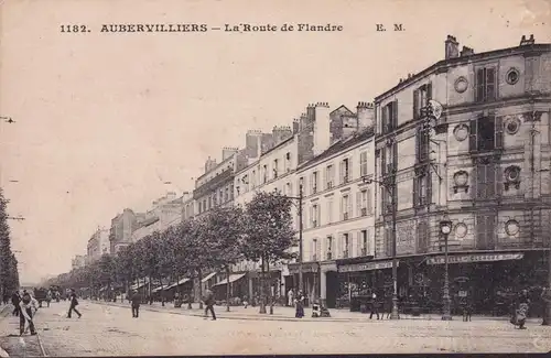 CPA Aubervilliers, La Rue de Flandre, ungelaufen