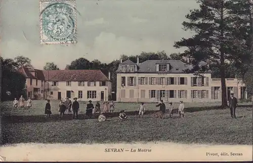CPA Sevran, La Mairie, gelaufen 1907