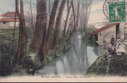 CPA Le Blanc Mesnil, Vieux Pays, Le Levoir, gelaufen 1913