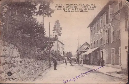 CPA Peira Cava, Station Estivale, Cure d'Air, Avenue des Alpes, Hôtel Peira Cava, ungelaufen